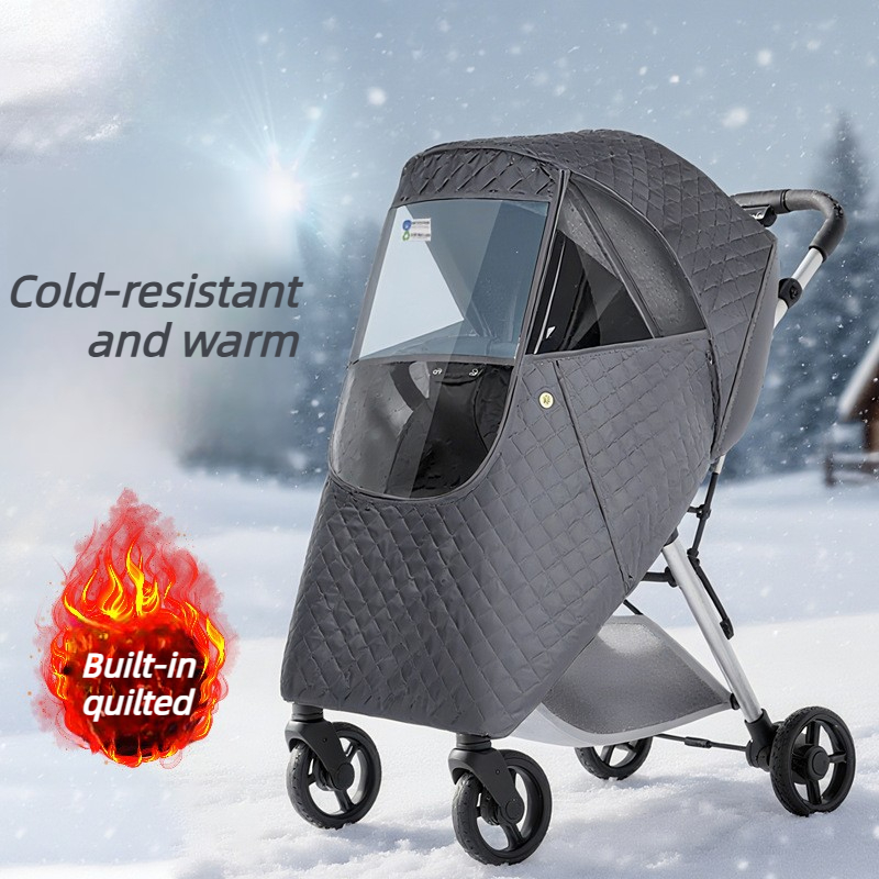 Stroller Rain Cover - Rain Cover Baby Carriage Windshield Stroller