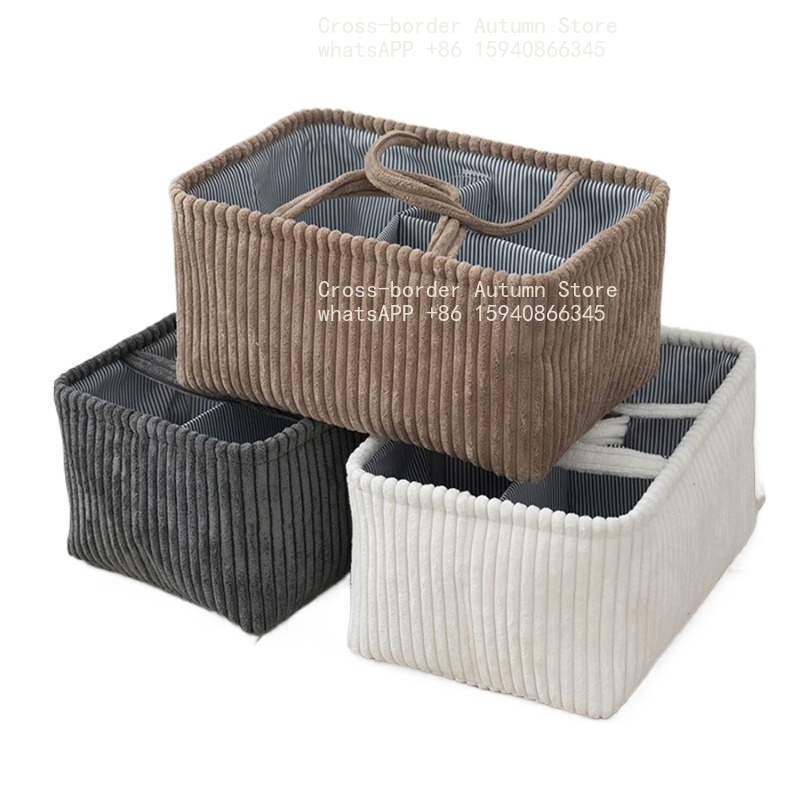 Baby Products Basket - Travel Portable Mommy Bag Diaper Bag