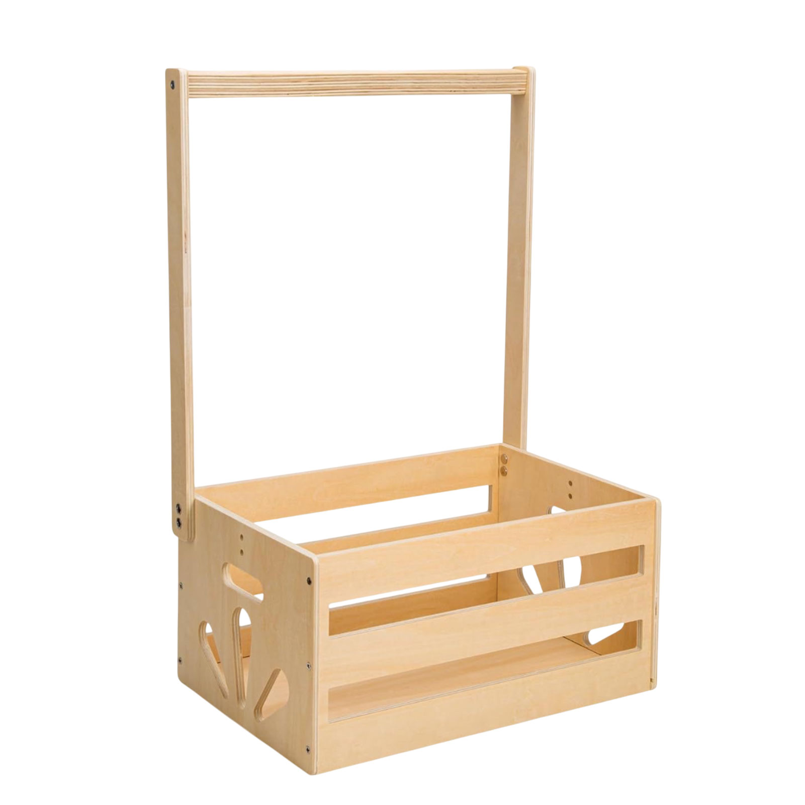 Baby Products Basket - 2025 Large Wooden Baby Product Storage