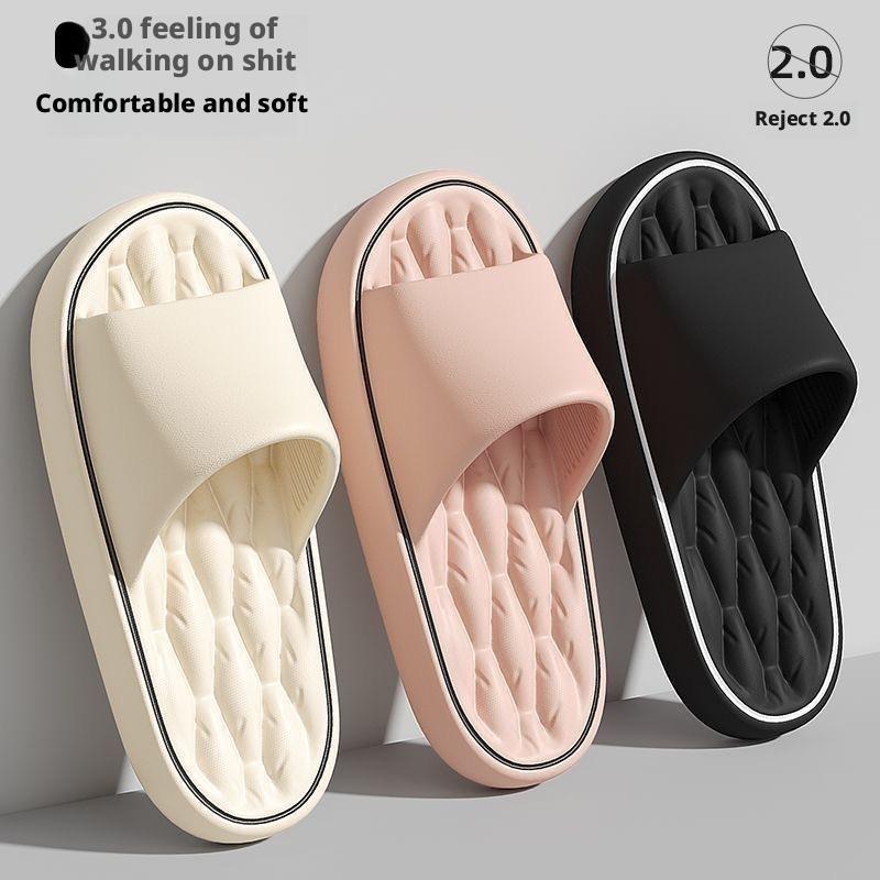 Baby Gate Stairs - Line Pattern Slippers for Couple -