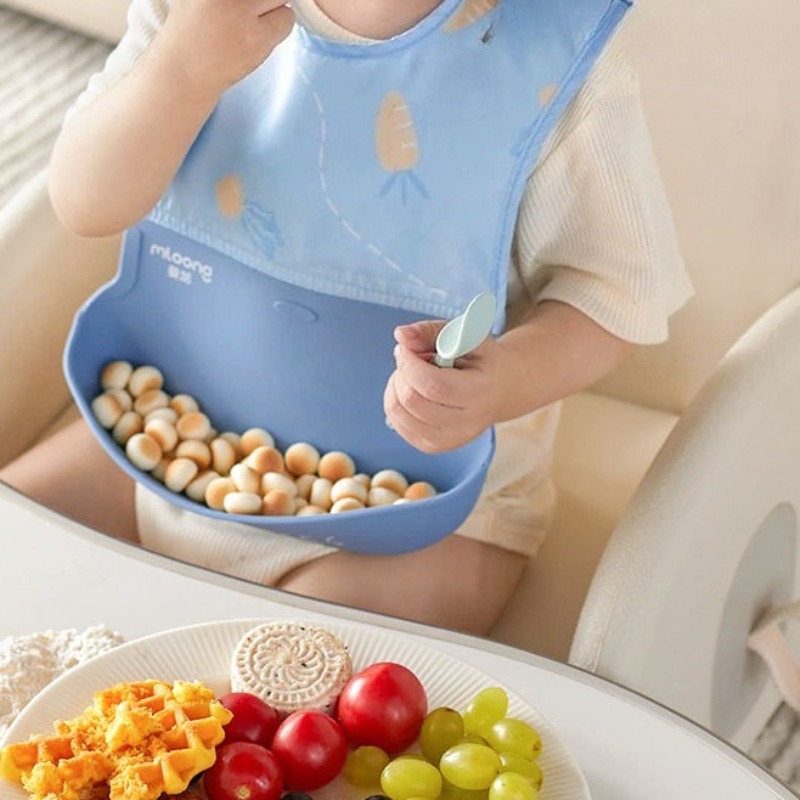 Children's Waterproof Bib Baby - огляд і ціна Silicone Baby Bibs