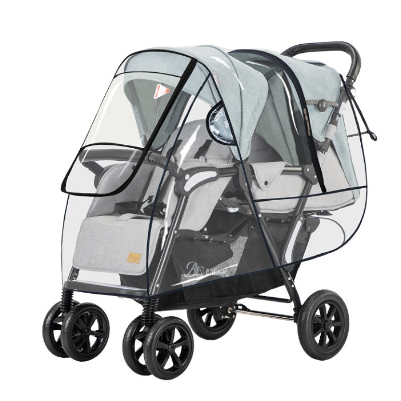 Twin Stroller Rain Cover Doubl - огляд і ціна Stroller Rain Cover