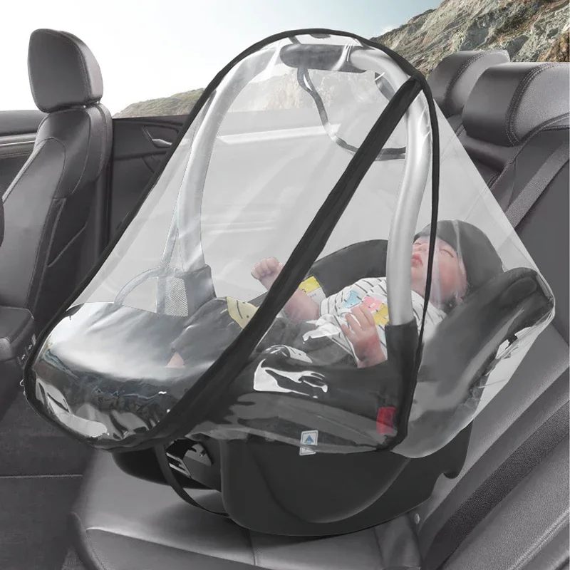 Baby Cart Basket Rain Cover Wi - огляд і ціна Stroller Rain Cover