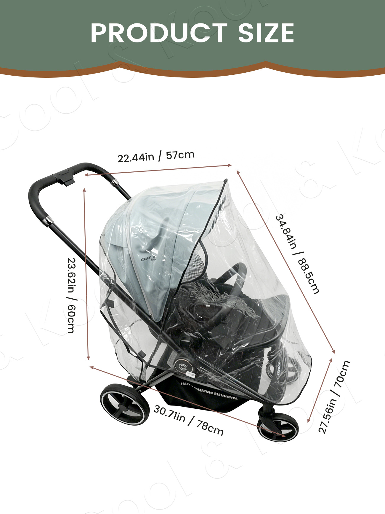 Universal Waterproof & Windpro - огляд і ціна Stroller Rain Cover