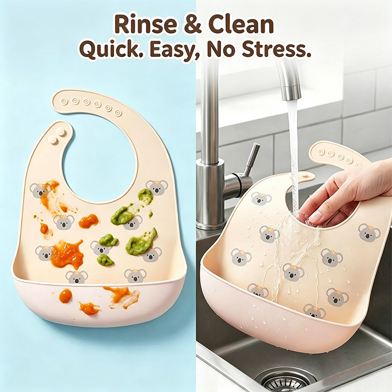 Silicone Baby Feeding Bib Wate - огляд і ціна Silicone Baby Bibs