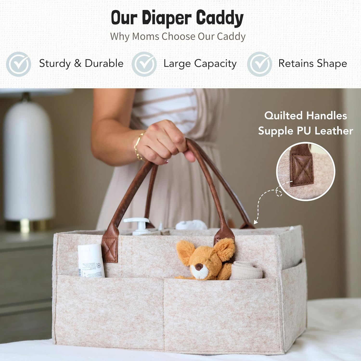 Baby Felt Storage Nursery Orga - огляд і ціна Baby Products Basket