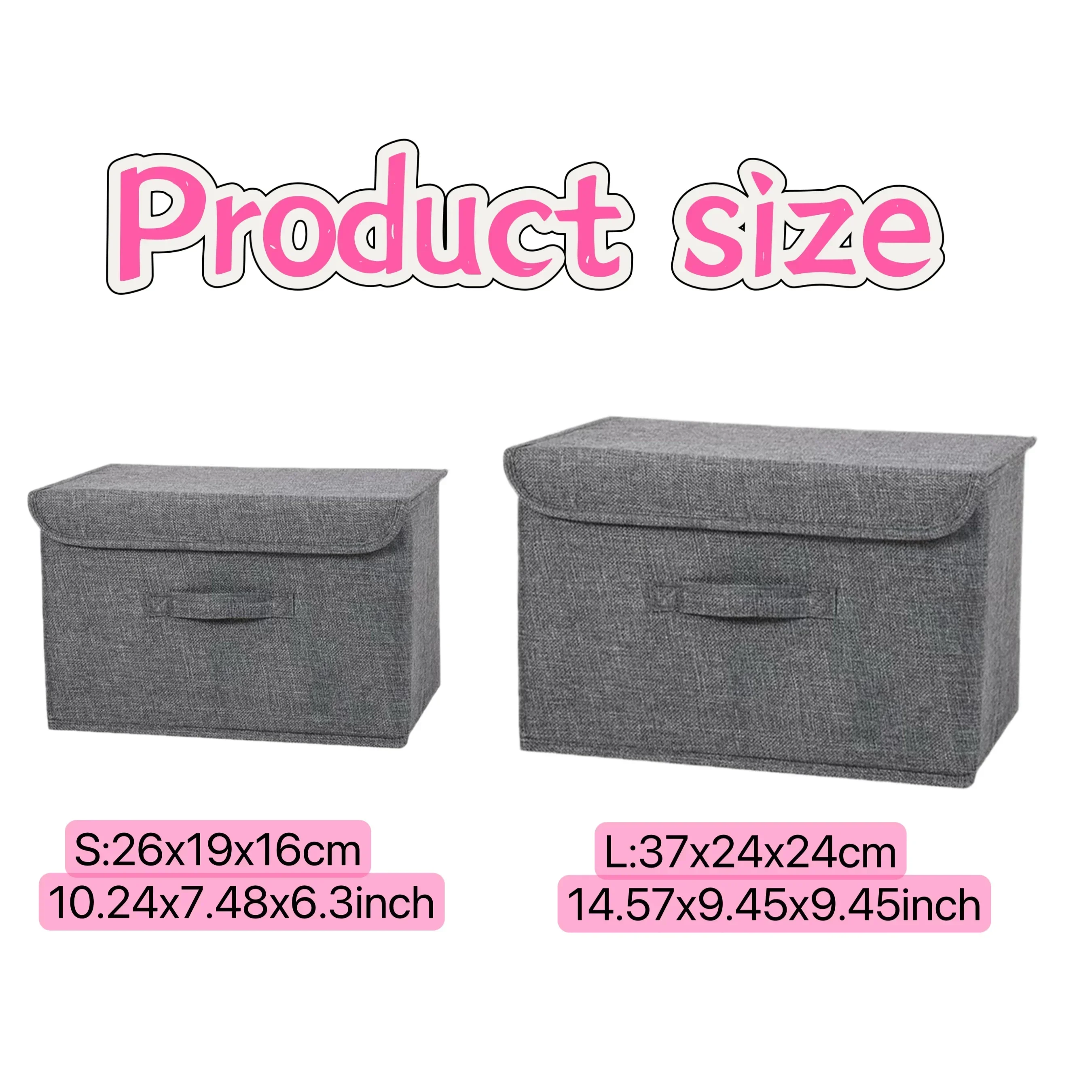 Large-capacity Linen Fabric St - огляд і ціна Baby Products Basket