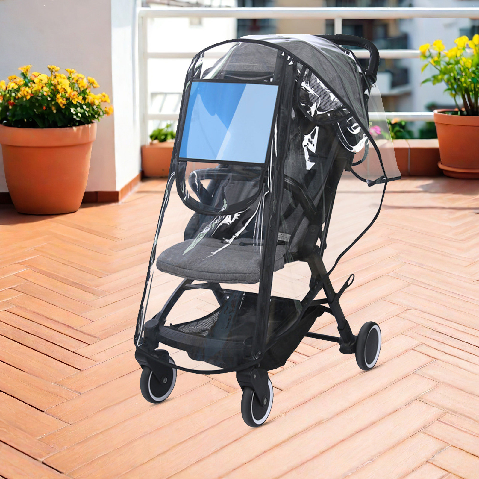 Clear Waterproof Stroller Rain - огляд і ціна Stroller Rain Cover