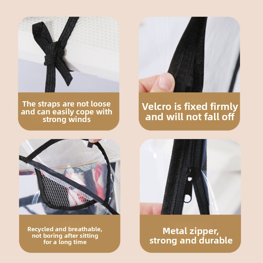 Transparent Baby Strollers Rai - огляд і ціна Stroller Rain Cover