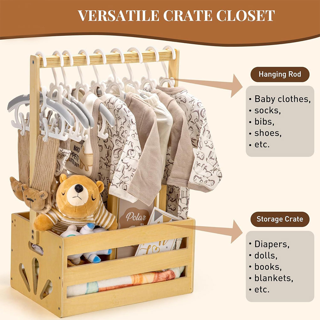 2025 Large Wooden Baby Product - огляд і ціна Baby Products Basket